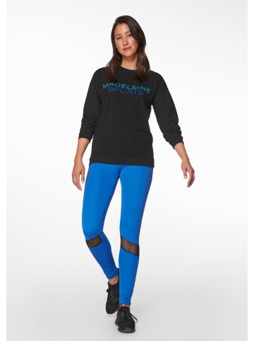MADELEINE Sweatshirt aus Baumwoll-Stretch in schwarz