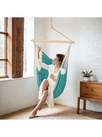 SONGMICS Hängesessel Sognia in mintgrün - (B)125 x (H)135 x (T)148 cm