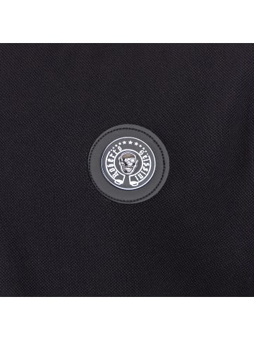 Roberto Geissini Skull Stitch Polo Schwarz