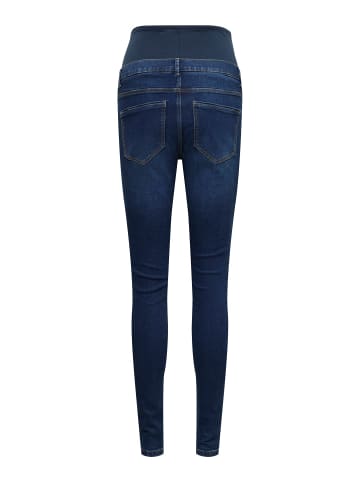Vero Moda Skinny Jeans in Dark Blue Denim 1