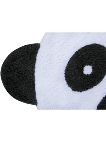 Happy Decor Kids Teppich "Happy Panda" in Schwarz/Weiß - 90 x 100  cm