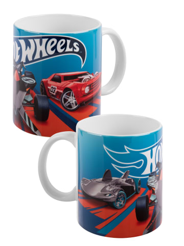 United Labels Hot Wheels Tasse - Race Zone Becher Kaffeetasse 320 ml in blau