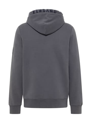 ELBSAND Zip-Jacke mit Stehkragen Mats in Black Sand