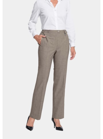 GOLDNER Trevira-Schurwollhose CARLA Trevira-Schurwollhose CARLA in taupe / melange
