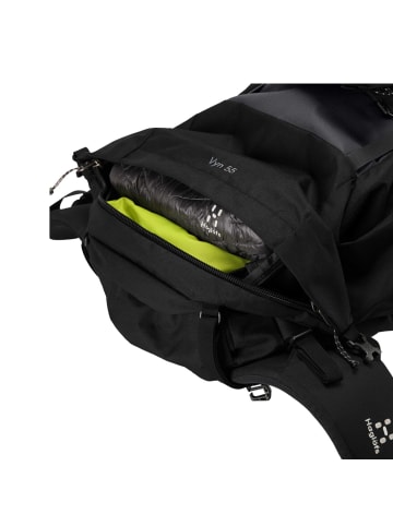 Haglöfs Vyn 55 - Wanderrucksack 71 cm (seaweed green/olive) in magnetite/true black