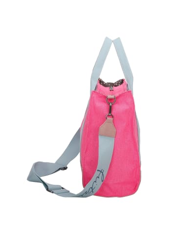 Fritzi aus Preußen Canvas Handtasche 40 cm in neon pink