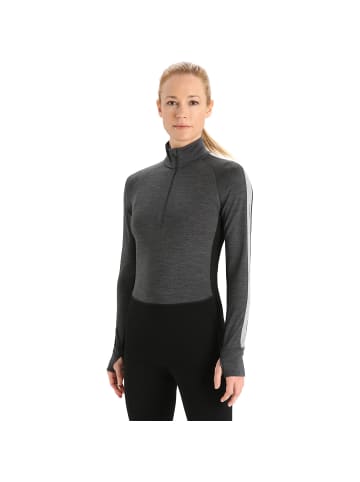 icebreaker Fleecepullover ZoneKnit 260 LS Half Zip in Schwarz01103