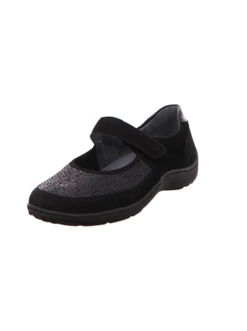 WALDLÄUFER Slipper in schwarz