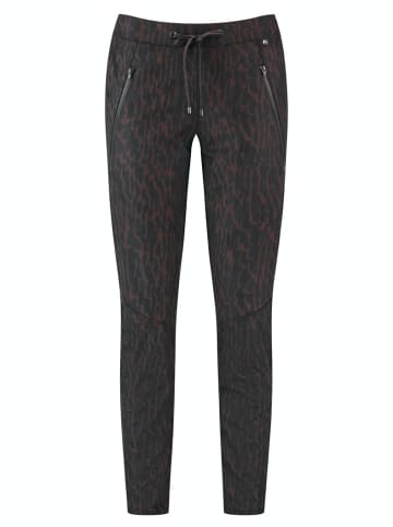 Gerry Weber Jogpants mit Leomuster in Mehrfarbig