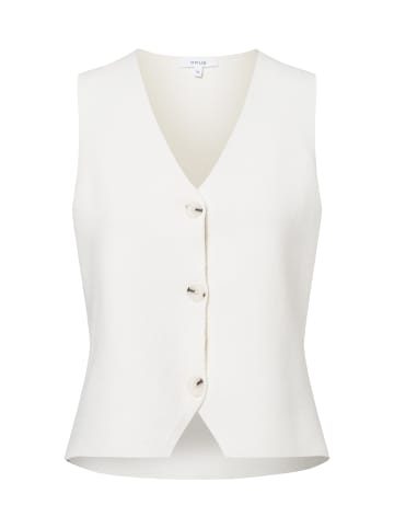 OPUS Weste Difora in ecru - 0001