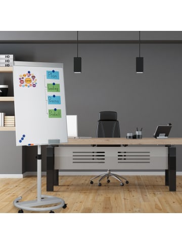 relaxdays Flipchart Whiteboard in Weiß - (B)70 x (H)100 cm
