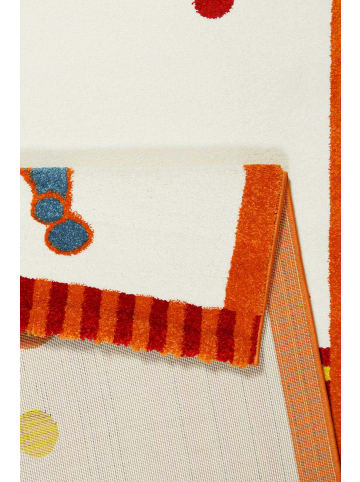 Sigikid Kinderteppich Animal Festival in weiß gelb