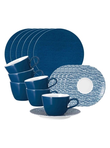 Seltmann Weiden 18er Set Kaffeeservice Life Fashion in Classic Blue