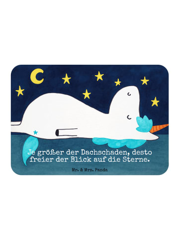 Mr. & Mrs. Panda magnet Einhorn Sternenhimmel Design mit Spruch in Weiß