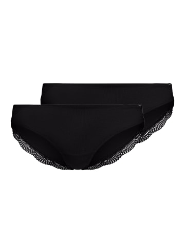 Skiny Slip 2er Pack in Schwarz