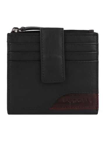 Bugatti Corso DeLuxe Geldbörse RFID Schutz Leder 10 cm schwarz