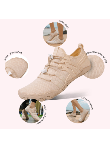 DOTALES BalanceStep Barfußschuhe in  Beige 36