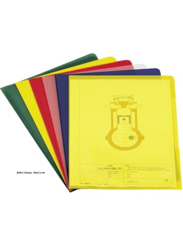 Durable Sichthüllen A4 PP 150my PP Packung mit 50 Stück grün