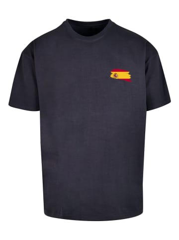 F4NT4STIC Heavy Oversize T-Shirt Spain Spanien Flagge in marineblau