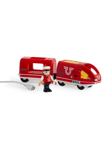 Brio Aktionsspiel BRIO World - Roter Akku-Reisezug Ab 3 Jahre in bunt