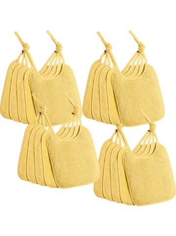 Erwin Müller Frottier Lätzchen 20er-Pack in gelb