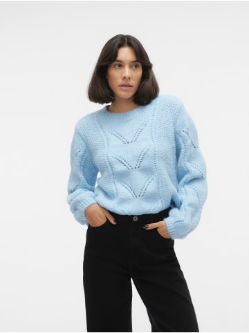 Vero Moda Strickpullover in Blue Bell