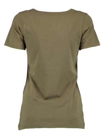 OS-Trachten T-Shirt Yomaru in khaki/schlamm