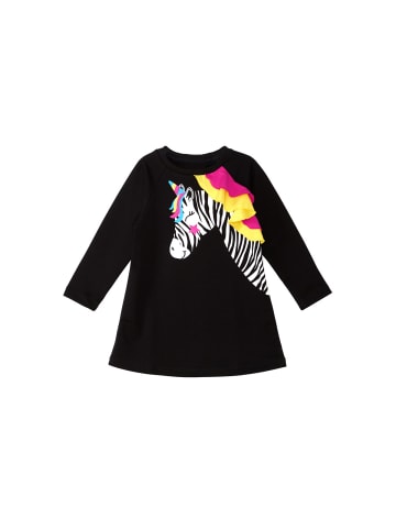 Denokids Kleid Unicorn Zebra in schwarz