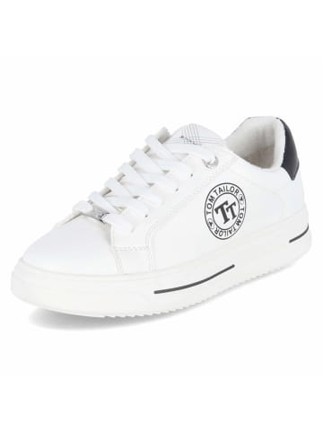 Tom Tailor Schnürhalbschuh in weiß