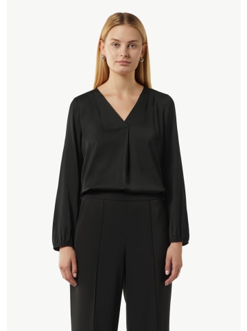 comma Bluse langarm in Schwarz
