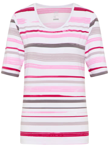 Joy Sportswear Rundhalsshirt DORA in boysenberry stripes