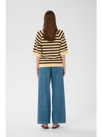 InWear Langarm MADIEIW Tight fit in CHAMOMILE/COFFEE BEAN STRIPE
