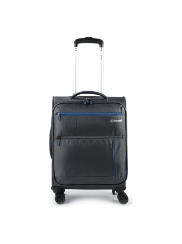 benzi 5825 4 Rollen Kabinentrolley 55 cm mit Dehnfalte grau