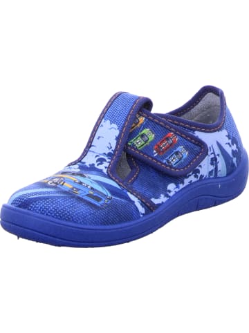 Fischer Markenschuh Hausschuh in blau