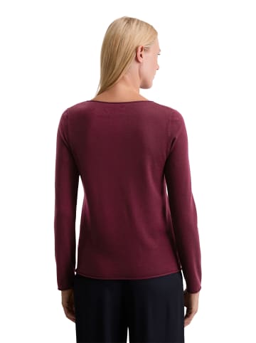 Marc O'Polo Strickpullover slim in aubergine red
