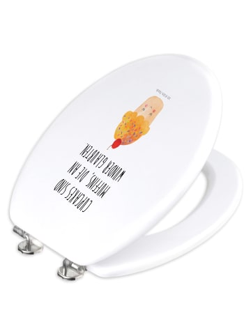 Mr. & Mrs. Panda Klobrille Cupcake mit Spruch in Weiß