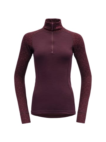DEVOLD W DUO ACTIVEMERINO 205 ZIP NECK