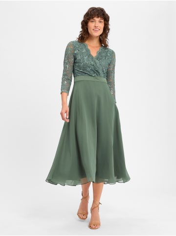 SWING Abendkleid in oliv - 0004