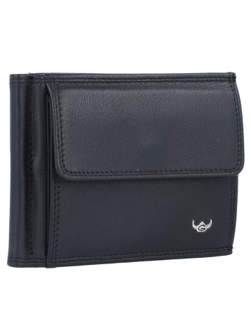 Golden Head Polo Geldbörse RFID Schutz Leder 11 cm schwarz