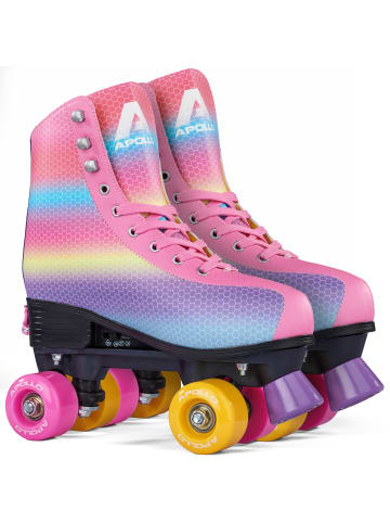 Apollo Rollschuhe Kinder " Classic Roller Retro " in Dancing Queen - Rainbow