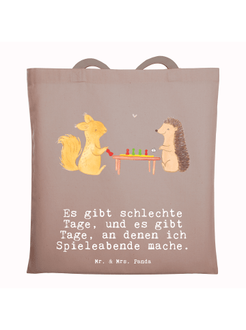 Mr. & Mrs. Panda Schultertasche Eichhörnchen Gesellschaftsspiele... in Braun Pastell