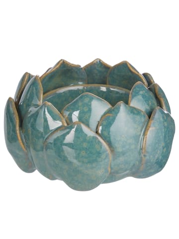 Butlers Teelichthalter BLOSSOM in Grün