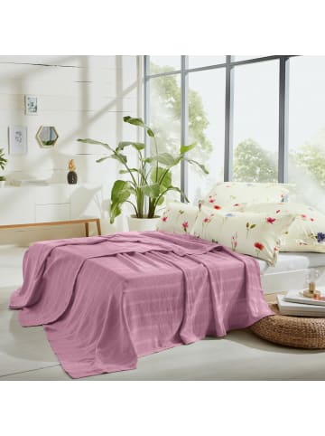 Erwin Müller Baumwolle Sommerdecke Trient in orchidee