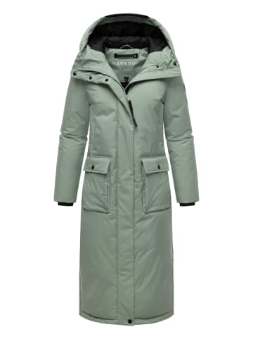 Navahoo Wintermantel Wolkenfrost XIV in Smokey Mint