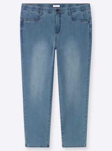 sheego Jeans in blue-bleached