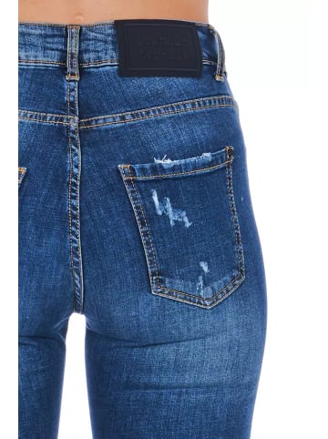 Frankie Morello Blau Sonstiges Fasern Damen Jeans
