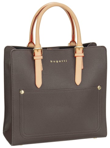 Bugatti Handtasche Ella Top Handle Large in Dunkelbraun