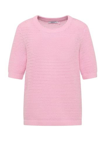 Cecil Bluse Structured Roundneck in Light Blush Rose