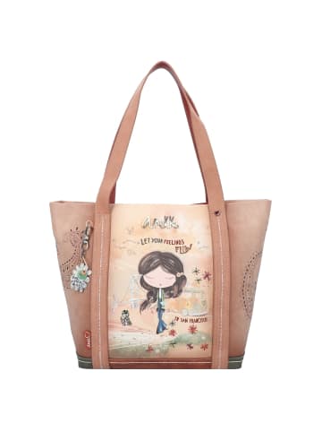 Anekke Peace & Love Shopper Tasche 44 cm in mehrfarbig