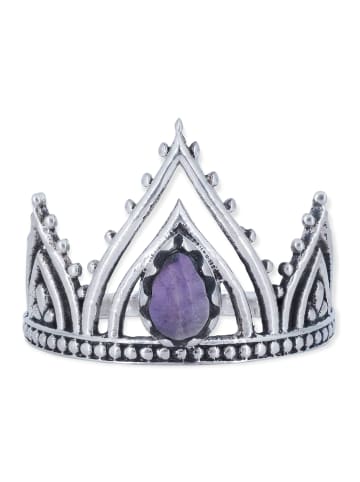 mantraroma 925er Silber - Ringe mit Amethyst